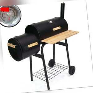 BBQ Holzkohlegrill Barbecue 56510 Smoker Grill Grillwagen Standgrill Räucherofen