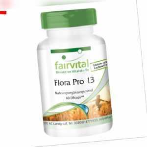 Probiotikum Flora Pro 13, 60 Kapseln 13 probiotische Bakterienstämme | fairvital