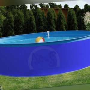 Stahlwandbecken Filteranlage Leiter Poolfolie Schwimmbad 2,4 m x 0,90 m Rundpool
