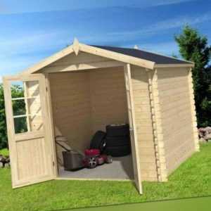 Gartenhaus 250 x 250 cm, 28mm Wandstärke, "Morava A", Lasita Maja NEU!