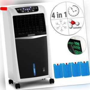 Luftbefeuchter Klimagerät Klimaanlage 4in1 Mobil Luftkühler Ventilator Ionisator