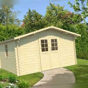 44 mm Gartenhaus 400x300 cm Gerätehaus Holzhaus Schuppen Holzhütte Holz NEU