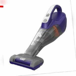 Black + Decker DVB315JP 12V Dustbuster Akkustaubsauger Tierhaar Violett/Titanium