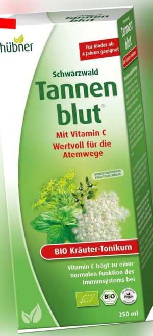 Hübner Tannenblut BIO Kräuter-Tonikum 250ml (5,98 EUR/100 ml)