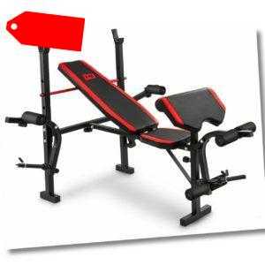 Hantelbank HS-1055 Hop-Sport Kraftstation Trainingsbank klappbar verstellbar