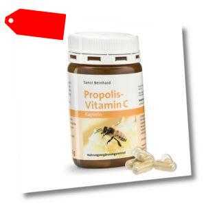 Sanct Bernhard Propolis-Vitamin-C-Kapseln | Inhalt 90 Kapseln | Bienenerzeugnis