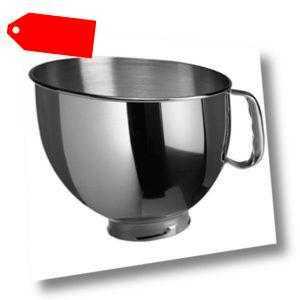 KitchenAid 5K5THSBP Classic Edelstahlschüssel 4,8L...