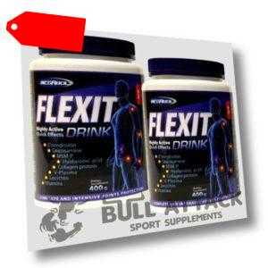 2x 400g FLEXIT  GLUCOSAMIN + CHONDROITIN + MSM + Hyaluronsäure + Kollagen
