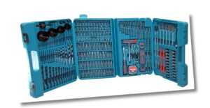 Makita Bit und Bohrer Set 216 tlg. P-44046 Werkzeugkoffer Koffer XXL Zubehör XL