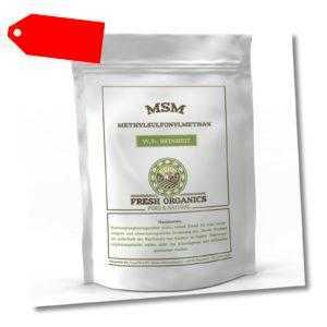 2000g / 2kg MSM - Methylsulfonylmethan 99,9% Rein | Pulver Haut Gelenke Haare