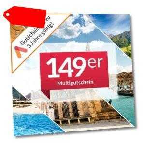 Multi Hotel Gutschein 4 Tage Kurzurlaub 2 Personen über 90 Hotels Animod 149er