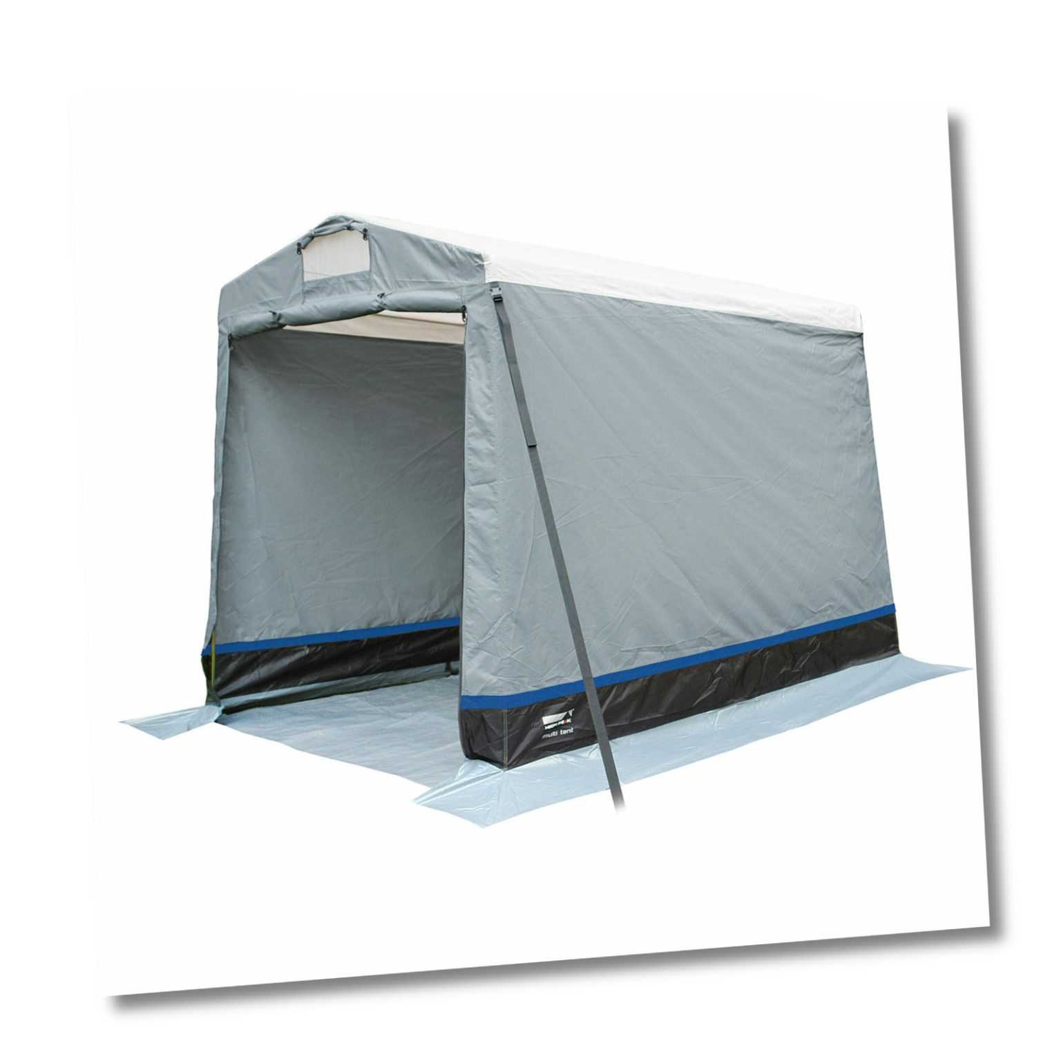 HIGH PEAK Multitent Lagerzelt Camping Küchen Zelt Umkleide Geräte Beistellzelt