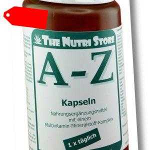 A-Z Multivitamin Mineralstoff Kapseln 150 Stk. - 5 Monatsvorrat - PZN 00134290
