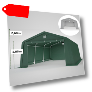 3x4 3x5 4x5 4x6 Zeltgarage Rundbogenzel Lagerzelt mobiler Unterstand Weidezelt