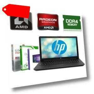 15.6" Office HP Laptop 2x2.60GHz 4GB DDR4 - 128GB SSD - R3 - Windows 10 Notebook