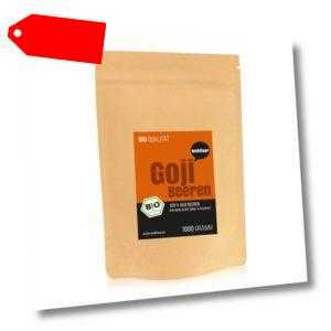 Wohltuer Bio Goji Beeren Superfood Antioxidantien und Vitamine 1000g