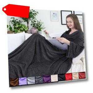 Ärmeldecke Lazy TV Blanket Wohndecke Kuscheldecke Tagesdecke Decke
