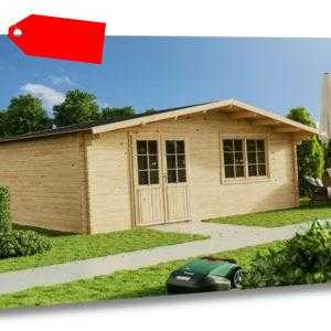40mm Gartenhaus 600x500 cm Gerätehaus Blockhaus Holzhaus Holz Geräteschuppen
