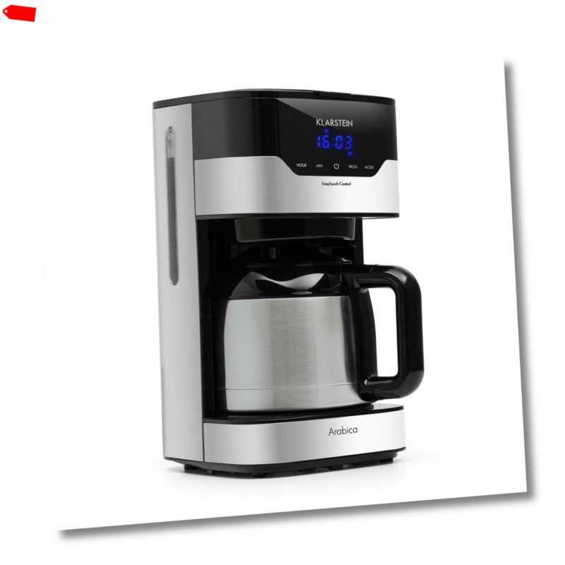 Kaffeemaschine Filterkaffee Kaffeeautomat 1,2 L Thermoskanne...