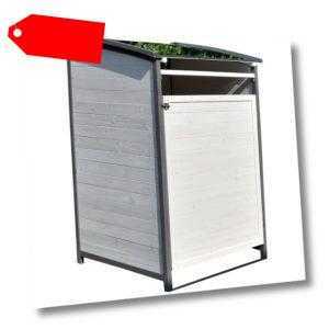 Mülltonnenverkleidung Einzelnox 120 Liter Mülltonnenbox Holz Mülltonnenhaus ?️
