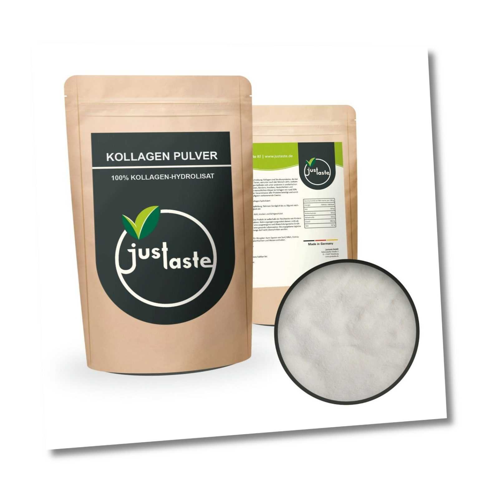 2 kg Kollagen Pulver | Collagen Hydrolysat ohne Zusätze | Laborgeprüft | Gelenk