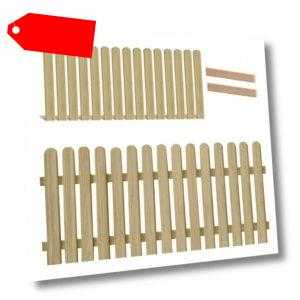 Holzpaket für Vorgartenzaun Holzzaun Lärche 180x80 mit 15 Zaunlatten 2 Riegel