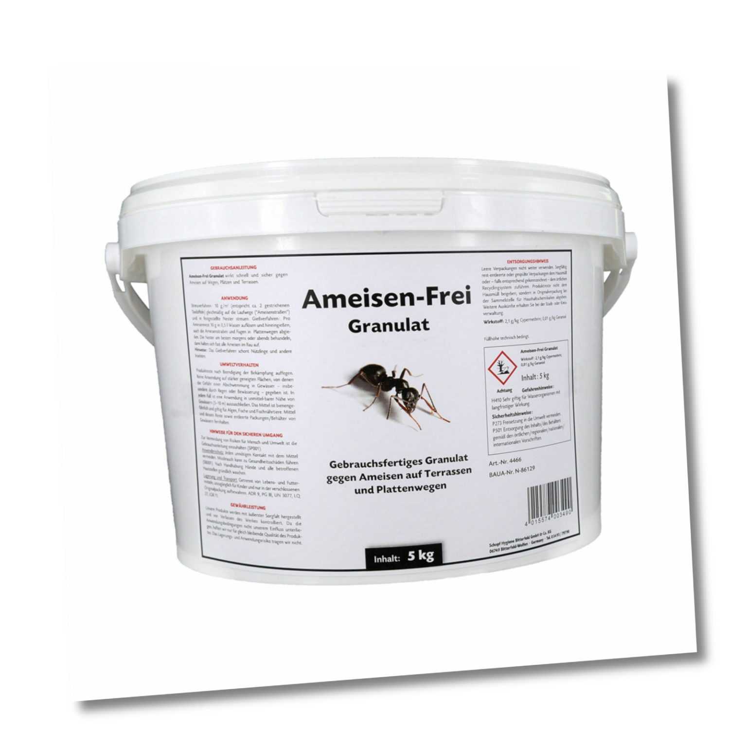 Schopf Ameisen-Frei 5 kg Ameisenköder Ameisenmittel Ameisengift Ameisen-Ex