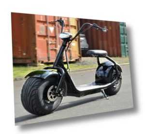 E-Scooter Coco Bike Fat, bis zu 40 Km/H schnell, 35km Reichweite, 60V 1000W