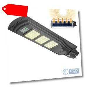 60W LED Solar Straßenlampe Straßenlaterne Solarleuchte Lichtsensor Radar