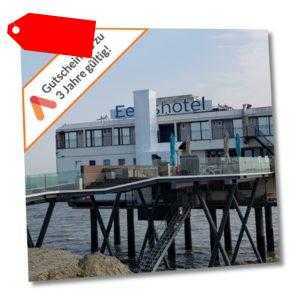 Kurzurlaub Nordsee Groningen Hotel auf Stelzen im Meer 4 Tage Gutschein 2 Pers.