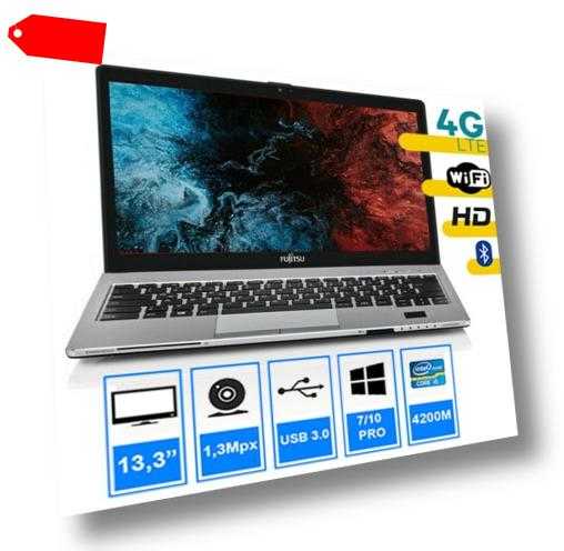 Fujitsu LifeBook S935 i5 5200U 8GB 500GB HDD IPS FULL HD KAM