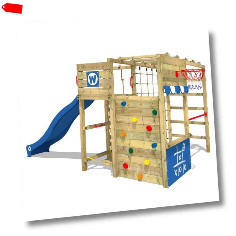 WICKEY Spielturm Klettergerüst Smart Victory Spielplatz Kletterturm mit Rutsche