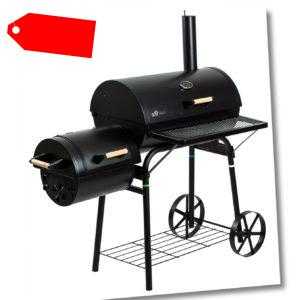 Smoker Holzkohlegrill "Dakota" von El Fuego® Grill BBQ Grillwagen Barbecue