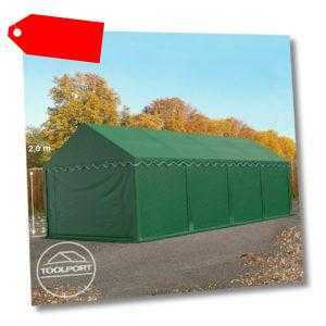 Lagerzelt 4x8m Weidezelt Zelthalle Unterstand PVC 500g/m² Zelt wasserdicht