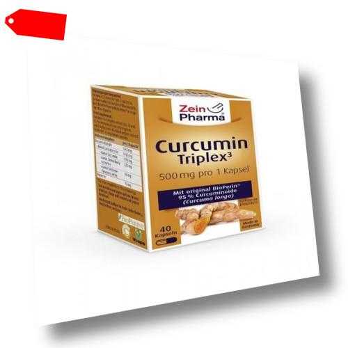 CURCUMIN-Triplex3 500 mg/Kap.95% Curcumin+BioPerin 40 St PZN 8405162