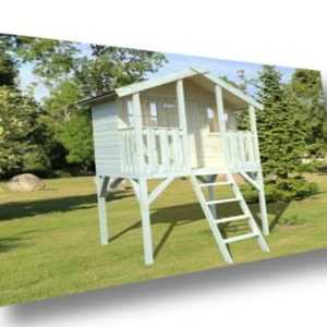 Palmako Kinderspielhaus Tobi 2,1 m² 180x180cm Spielanlage Spielhaus Kinderhaus