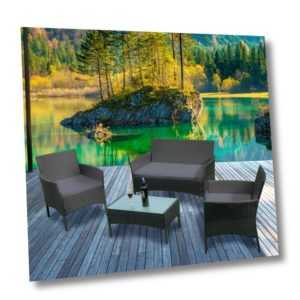 Polyrattan Rattan Gartenmöbel Garnitur Sitzgruppe Modern Lounge Rattanmöbel Set