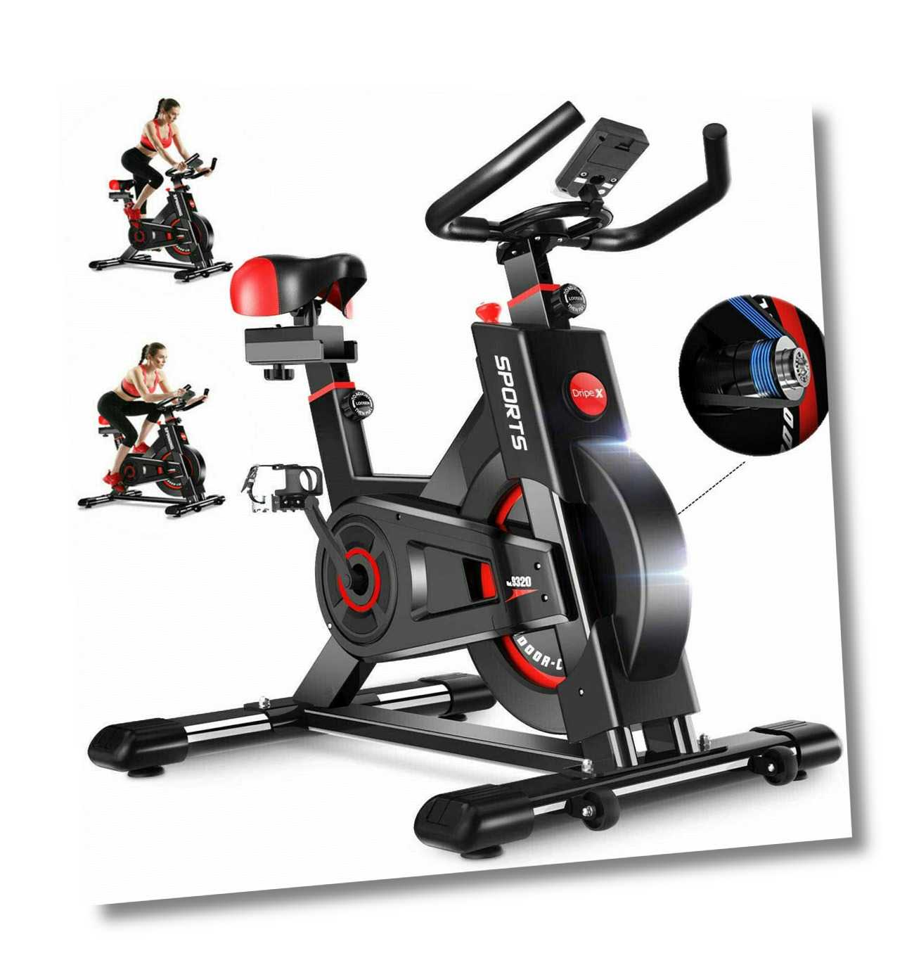 Indoor Fitness Fahrrad Heimtrainer Trimmrad Hometrainer