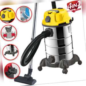 DMS® Staubsauger 2300W Nass Trocken Industriestaubsauger 30L industriesauger