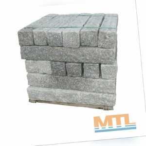 Palisade Granit Naturstein Hellgrau ~ 25 bis 200 x 12 x 12 cm