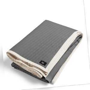 Bias Quilt Tagesdecke 195 x 245 cm Aschgrau Hay
