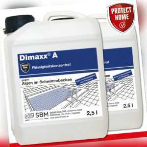Protect Home 2 x 2500 ml DimaXX® A | gegen Algen im Schwimmbecken