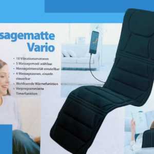 Elektrische Massagematte "Vario de Luxe" Massageauflage, Vibrationsmatte