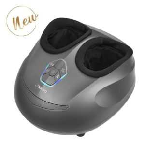 NAIPO Fußmassagegerät mit Shiatsu Kneten Klopf Füße mit Rollen&Luftkompression