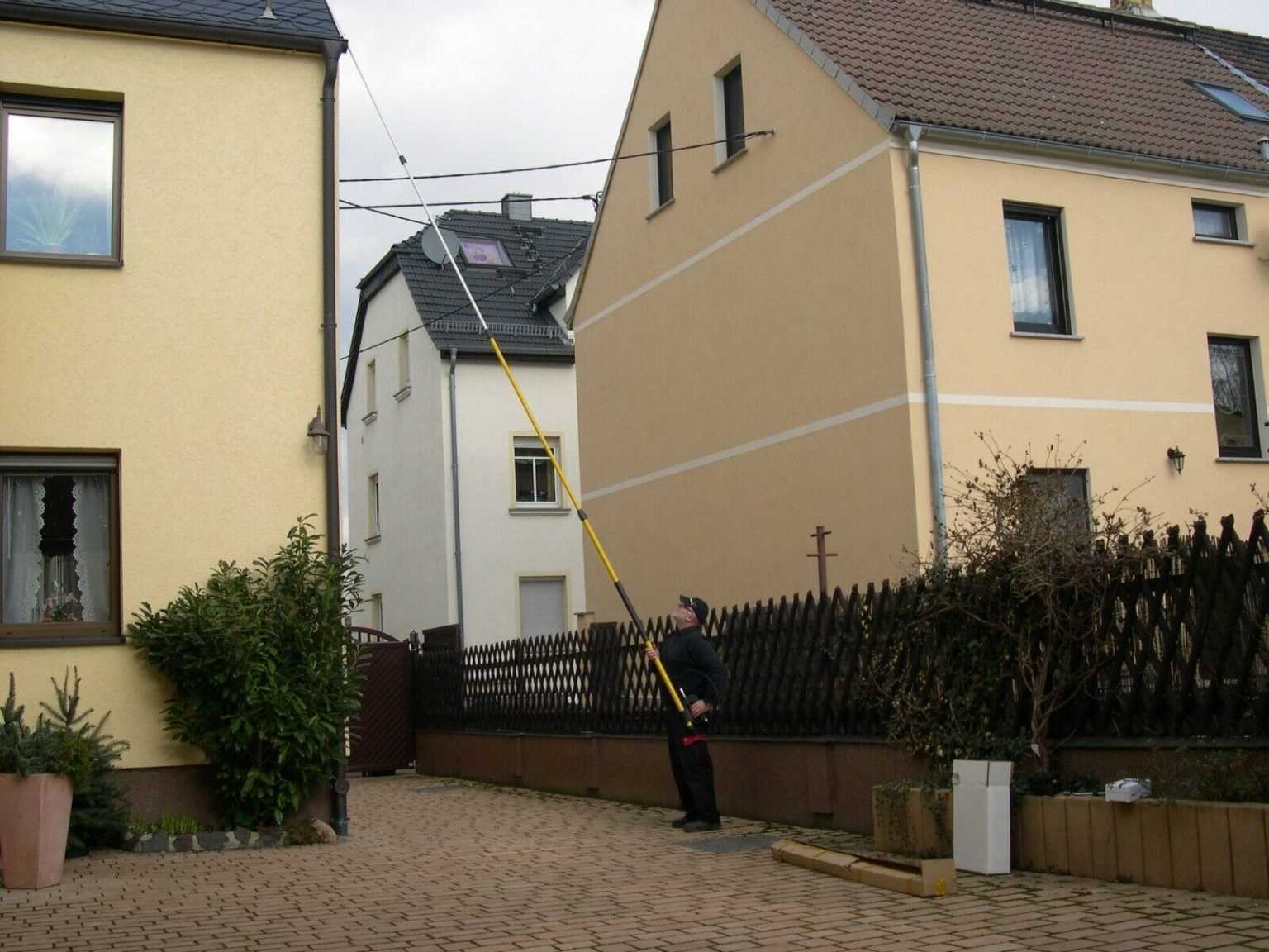 Fassaden - Teleskoplanze 7,2m + 240° Gelenk Kärcher Kränzle Hochdruckreiniger
