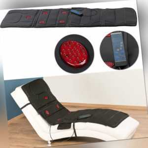 Ganzkörper-Vibrations-Massageauflage mit IR-Tiefenwärme, 5 Programme
