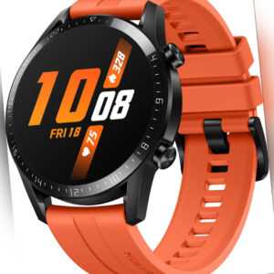 Huawei Watch GT 2 (Latona B19P) Sport Sunset Orange, Herzfrequenz BRANDNEU