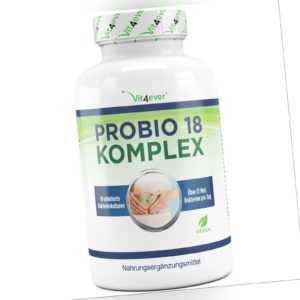 Probio 18 Milchsäurebakterien - 180 Kapseln - 13 Mrd. Darmbakterien Probiotikum