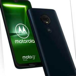 Motorola Moto G7 Plus XT1965-3 Single Sim Deep Indigo, Neu...