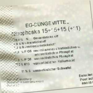 NPK 15+15+15+11 Rasendünger 15 kg Volldünger Phosphat stark Profi Langzeitdünger